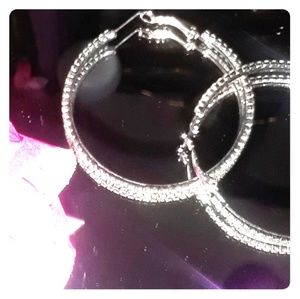 CZ Hoop Earrings